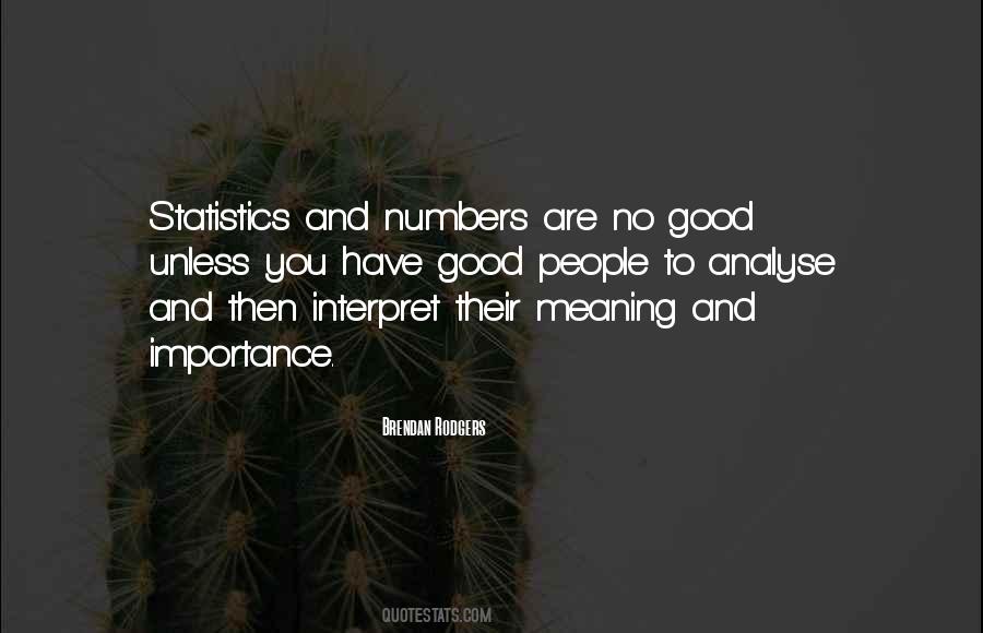 Quotes About Numbers And Statistics #191310