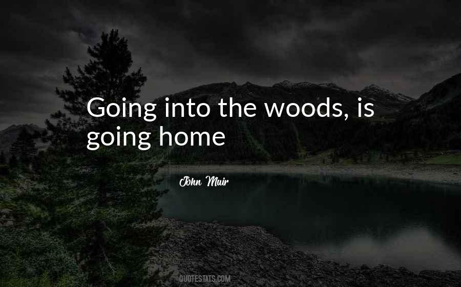 Quotes About Going Into The Woods #384018