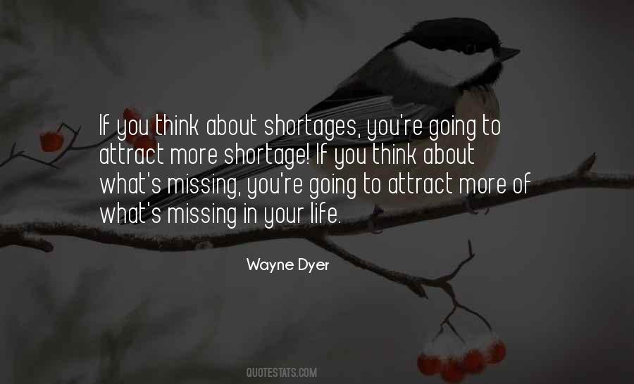 Missing Life Quotes #308810
