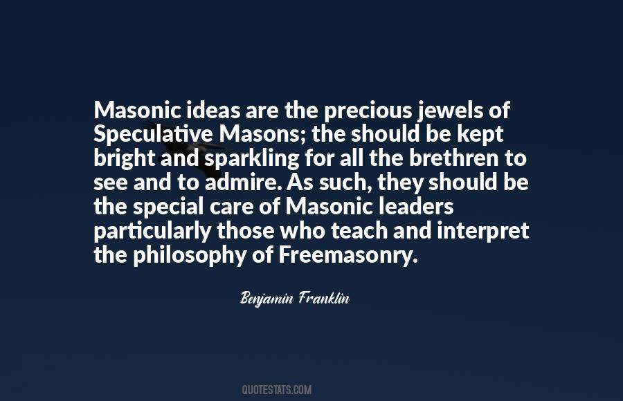 Quotes About Freemasonry #1520002