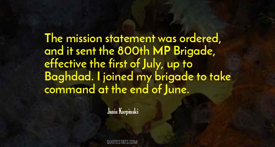 Quotes About Mission Command #15916