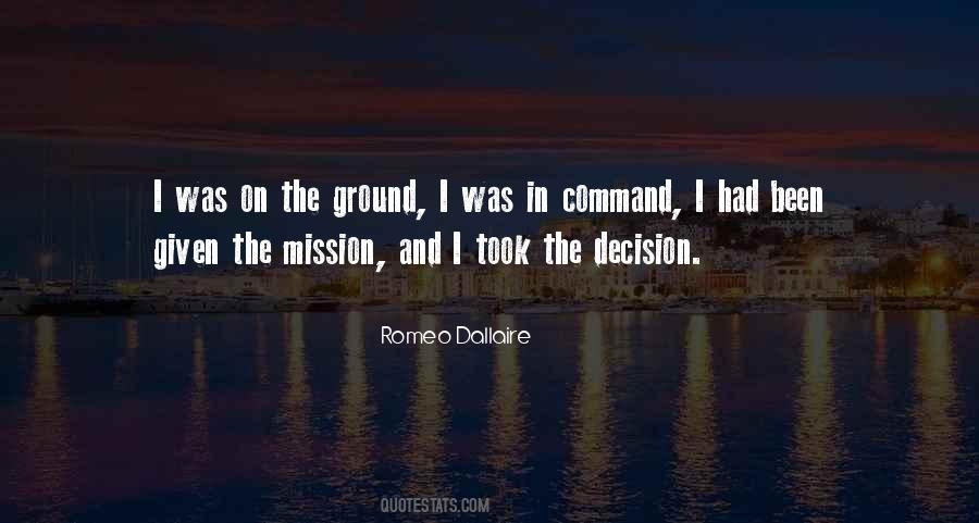 Quotes About Mission Command #168941
