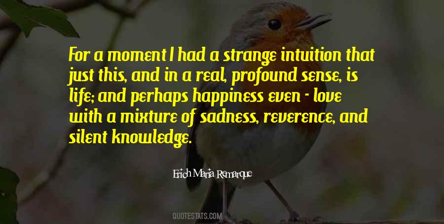 Quotes About Strange Love #116551