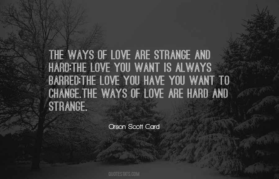 Quotes About Strange Love #212898