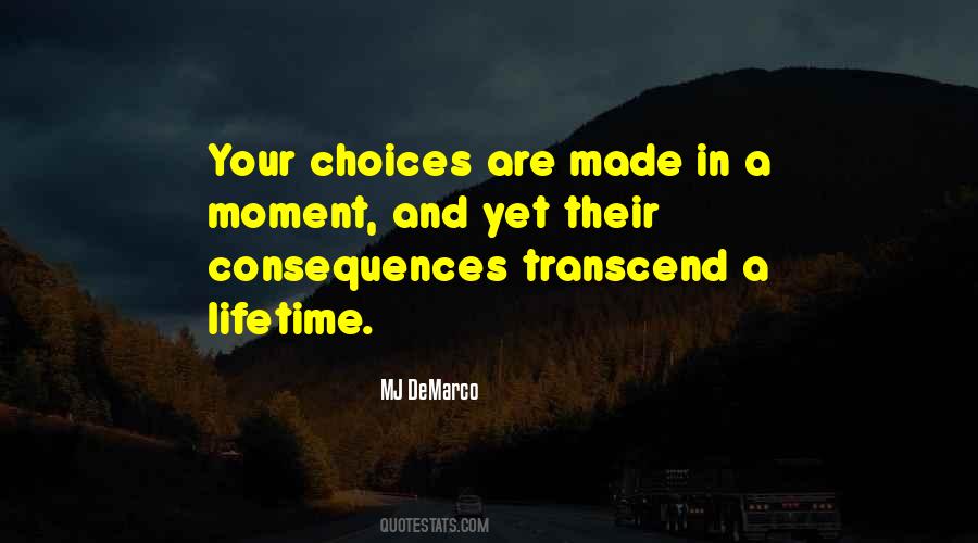 Quotes About Making Life Choices #270088