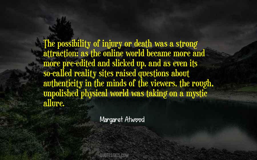 Quotes About The Reality Of Death #1206173