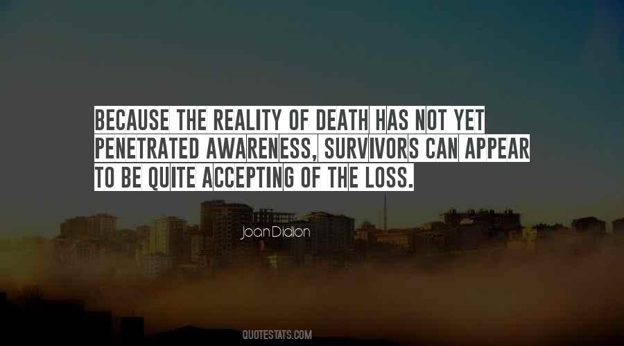 Quotes About The Reality Of Death #1775160