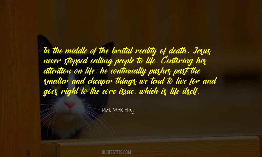Quotes About The Reality Of Death #725003