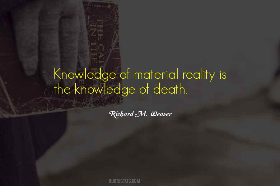 Quotes About The Reality Of Death #976647