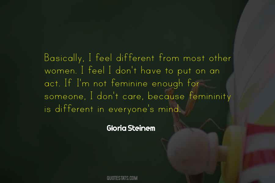 Different Women Quotes #101864