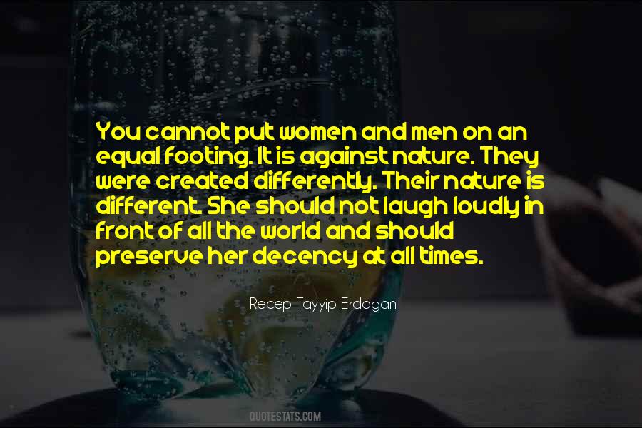 Different Women Quotes #1726