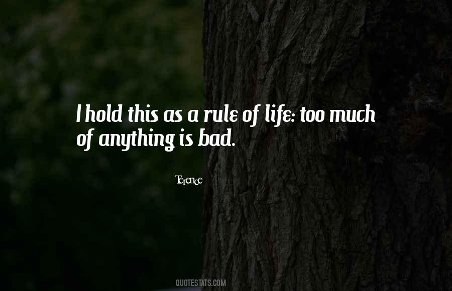 Quotes About Too Much Of Anything Is Bad #556535