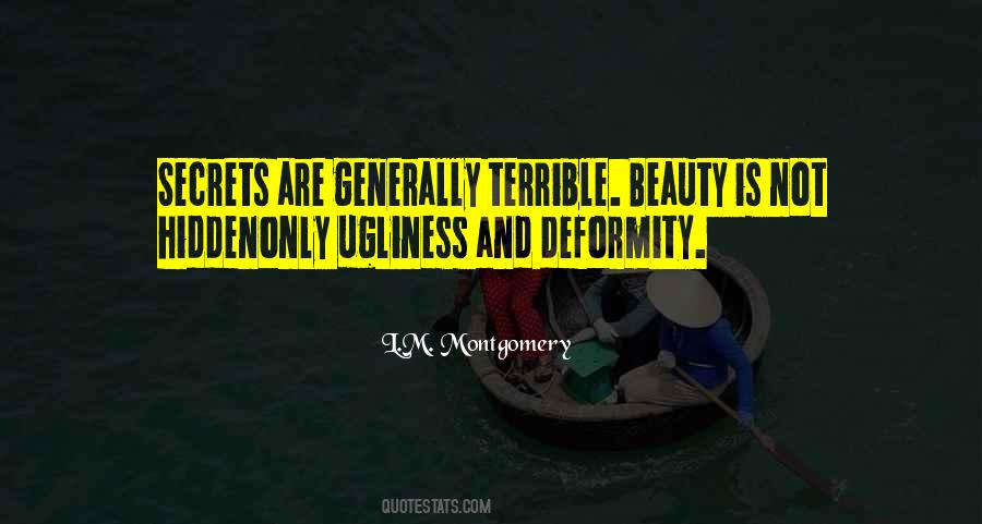 Quotes About Beauty And Ugliness #636669