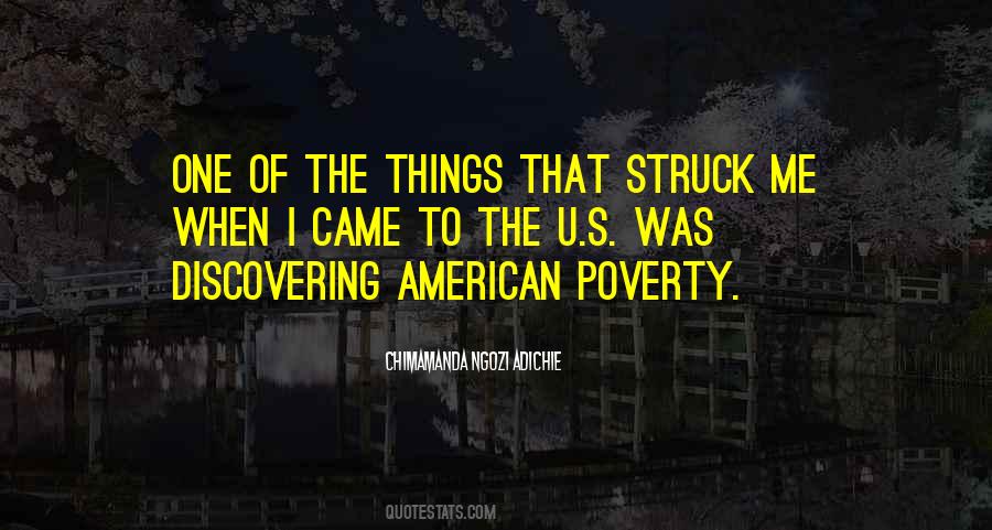 American Poverty Quotes #974994
