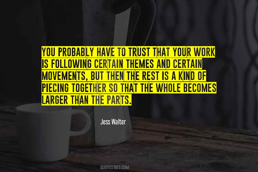 Quotes About Parts Of A Whole #887762