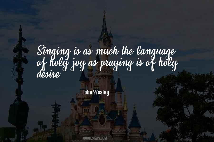 Singing With Joy Quotes #425966