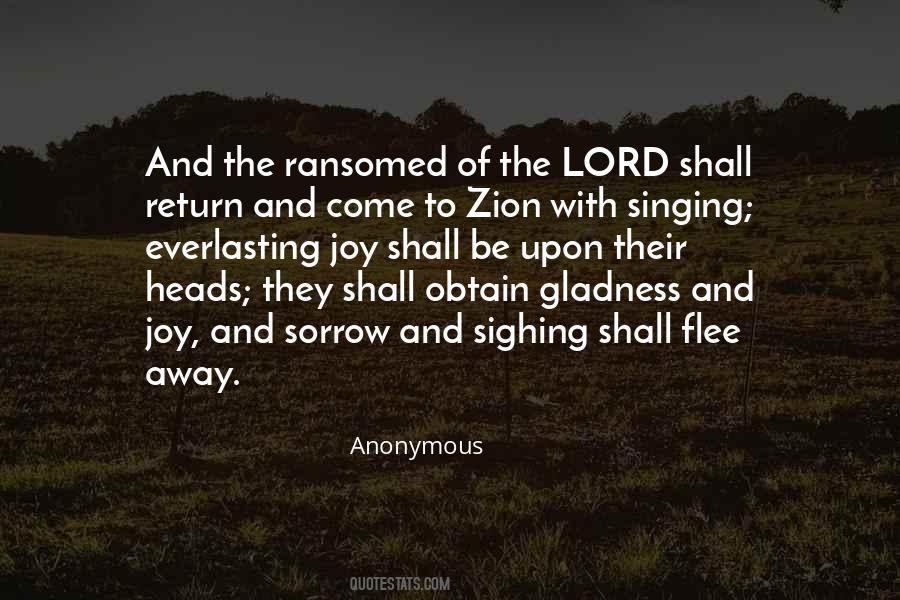 Singing With Joy Quotes #945488