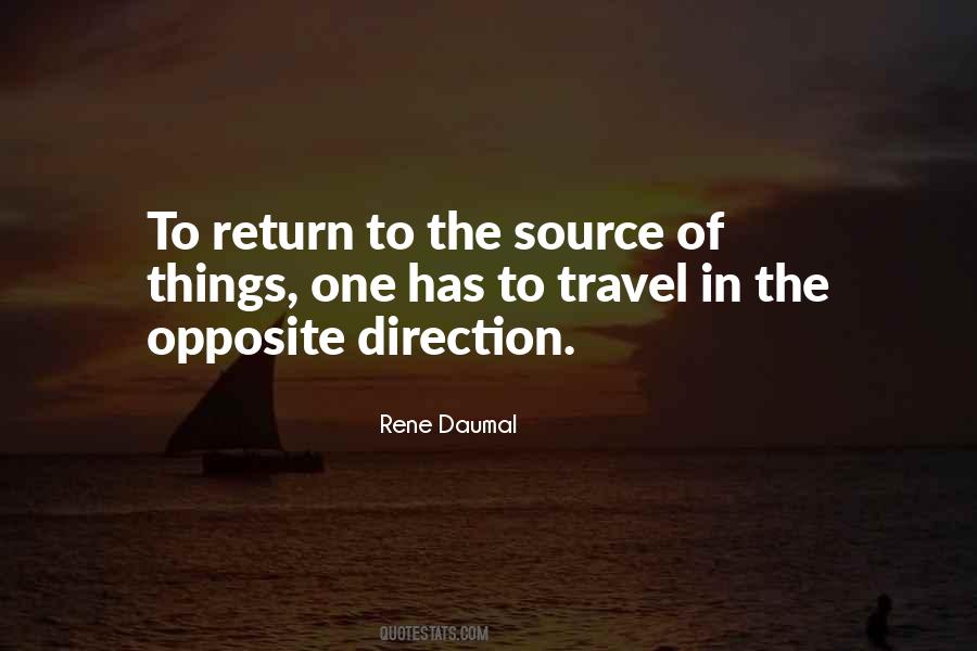 Opposite Direction Quotes #326559
