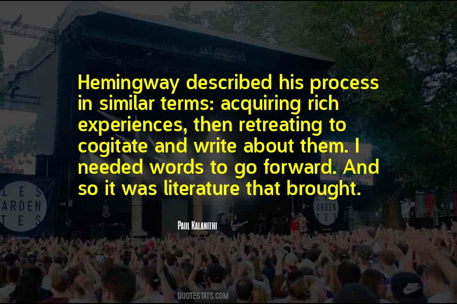 Quotes About Hemingway #1008551