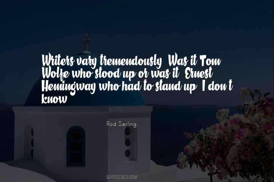 Quotes About Hemingway #1068442