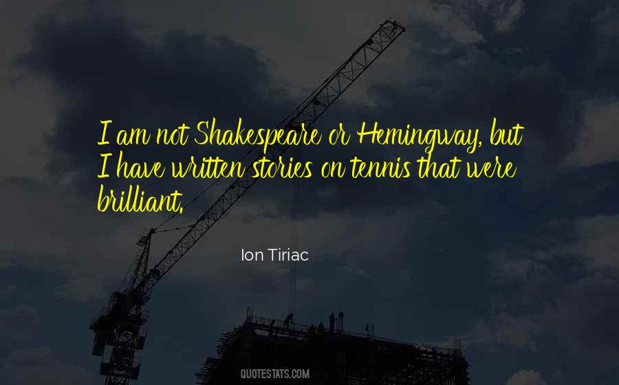 Quotes About Hemingway #1760427