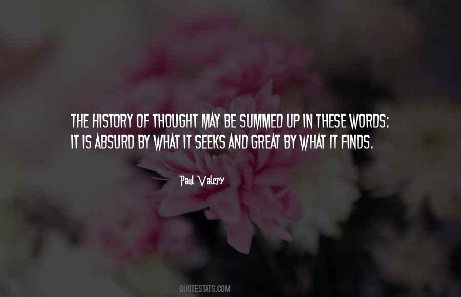 Summed Up Quotes #798035