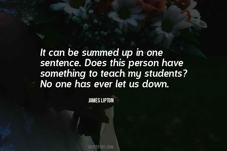 Summed Up Quotes #883237