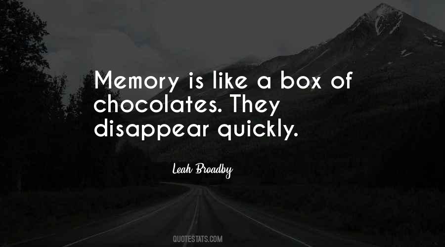 Quotes About Memory Box #404619