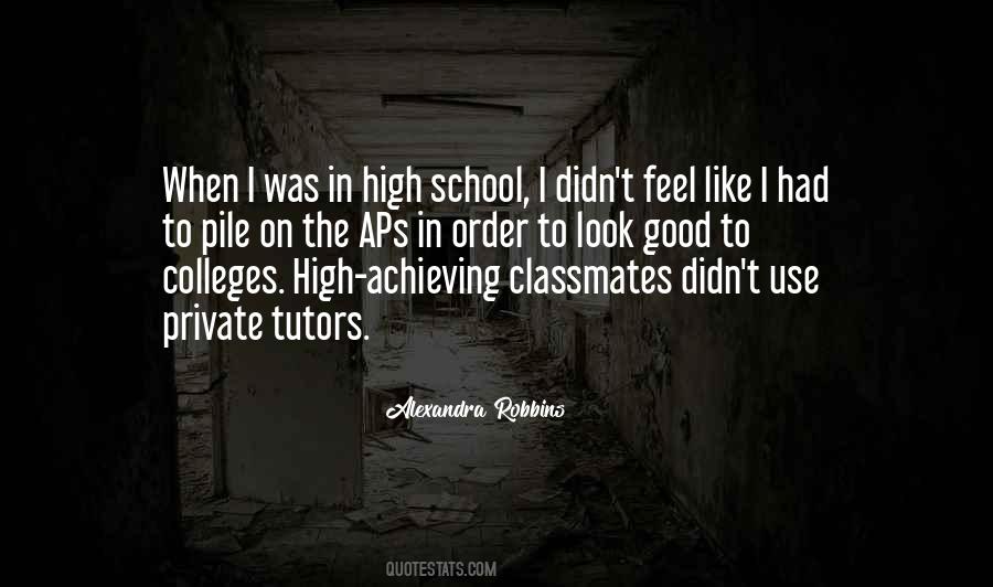 Quotes About Private School #213219