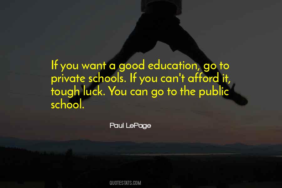 Quotes About Private School #223670