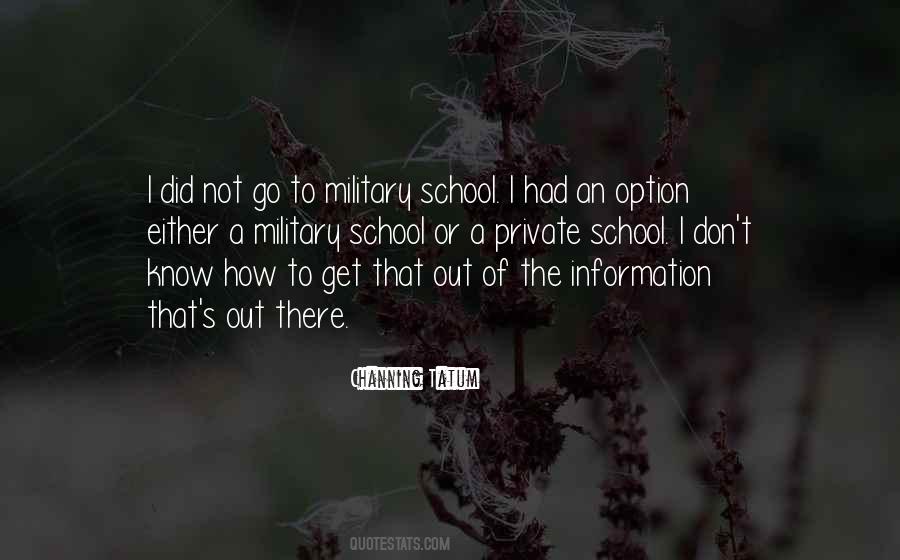 Quotes About Private School #575983