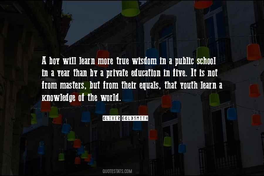 Quotes About Private School #864215