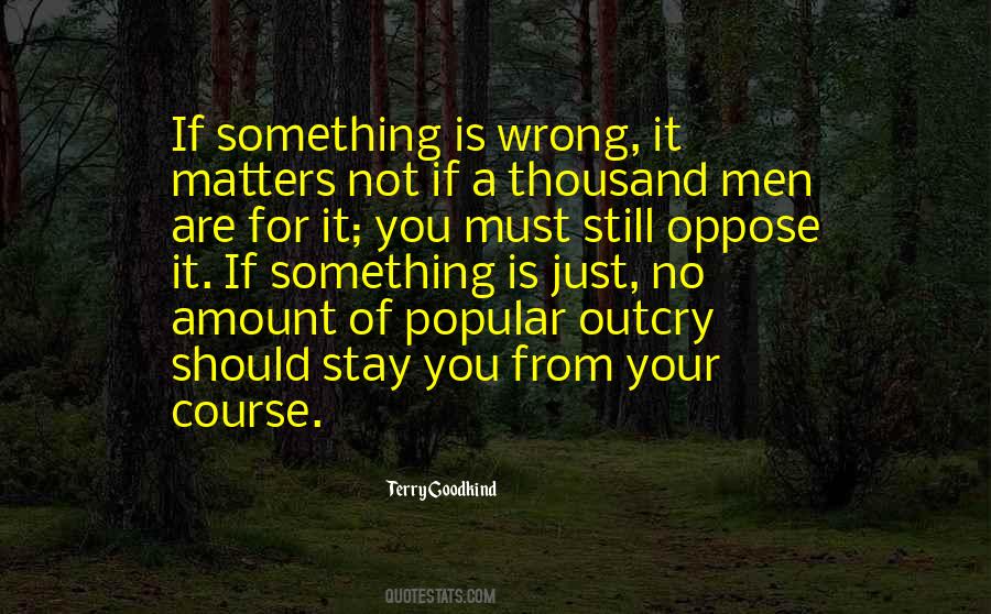 Quotes About Something Is Wrong #1580106