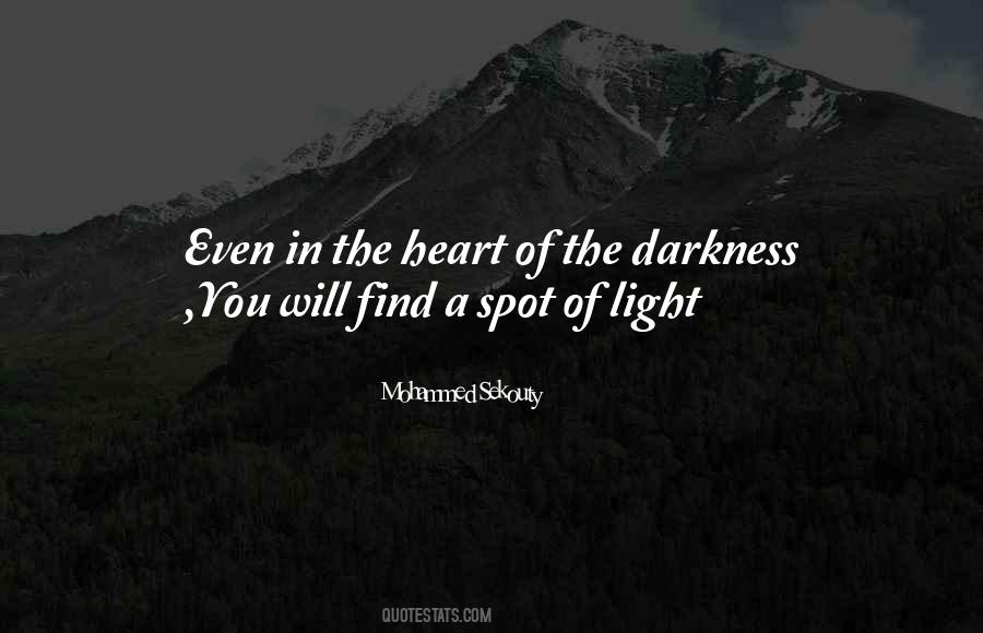 Quotes About Light And Darkness In Heart Of Darkness #1425342