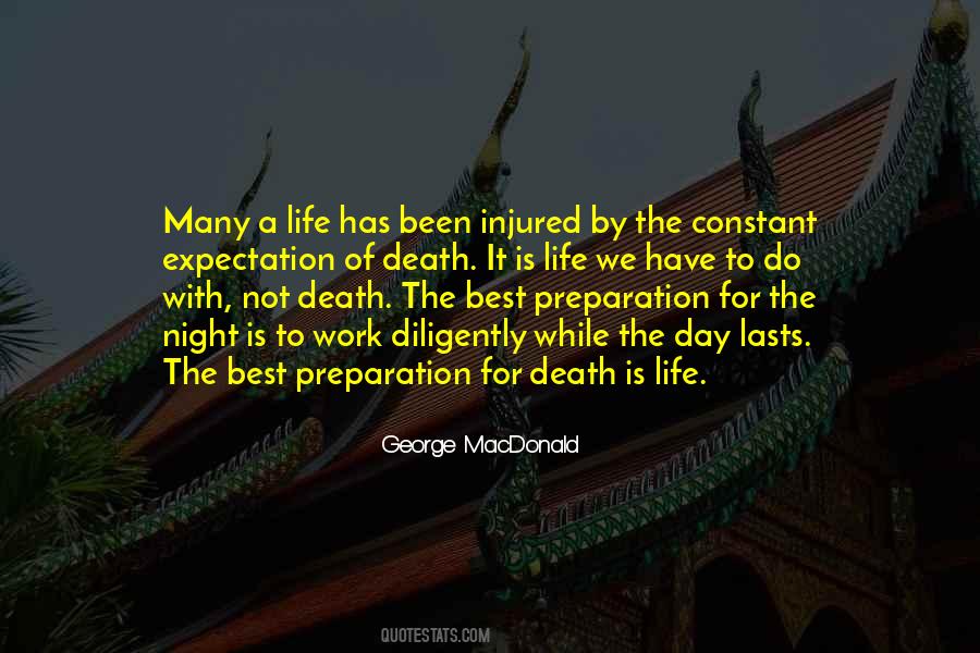 Death Life Work Quotes #1513736