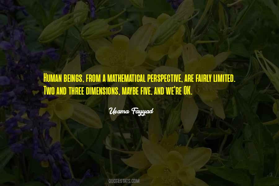 Quotes About Limited Perspective #1872984