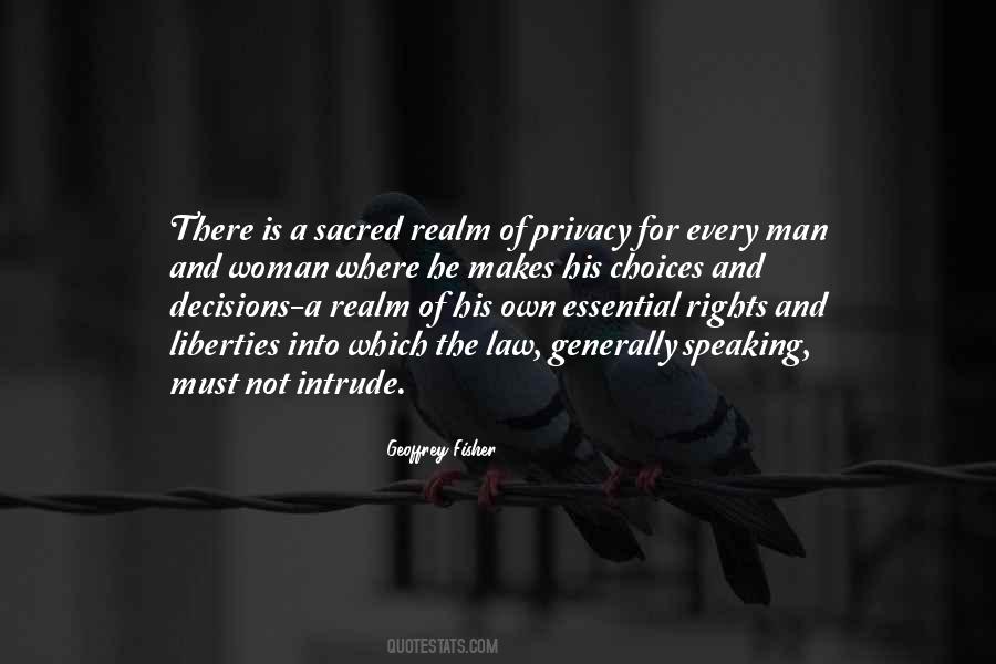 Quotes About Privacy Rights #1410879