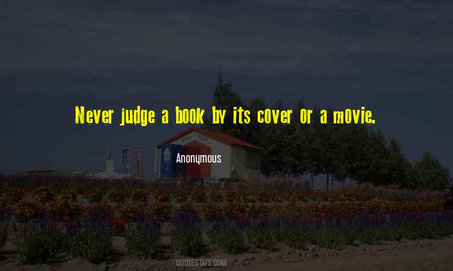 Quotes About Judge A Book By Its Cover #623856