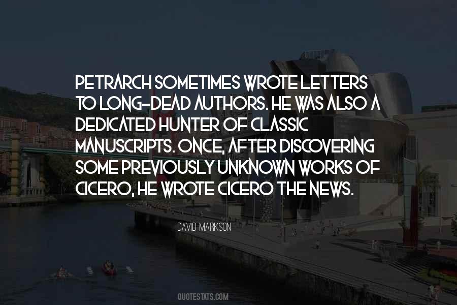 Quotes About Manuscripts #1491878