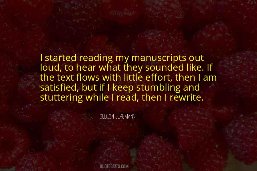 Quotes About Manuscripts #1612447