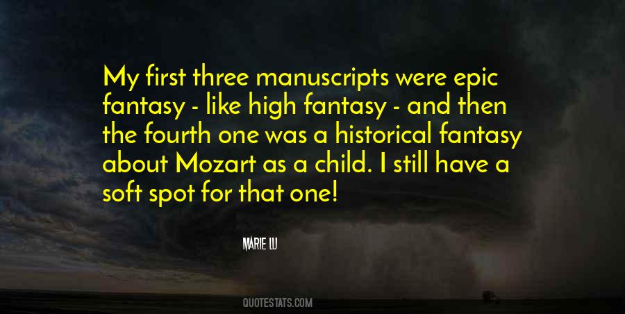 Quotes About Manuscripts #223937