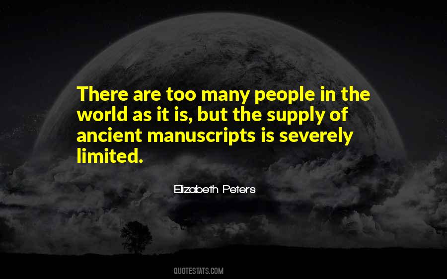 Quotes About Manuscripts #711339