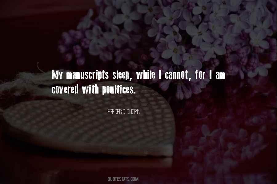 Quotes About Manuscripts #976628