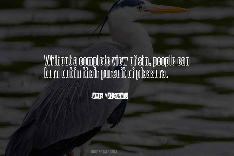 Pursuit Of Pleasure Quotes #1348713