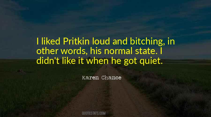 Quotes About Pritkin #868786