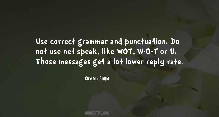Quotes About Correct Grammar #559068
