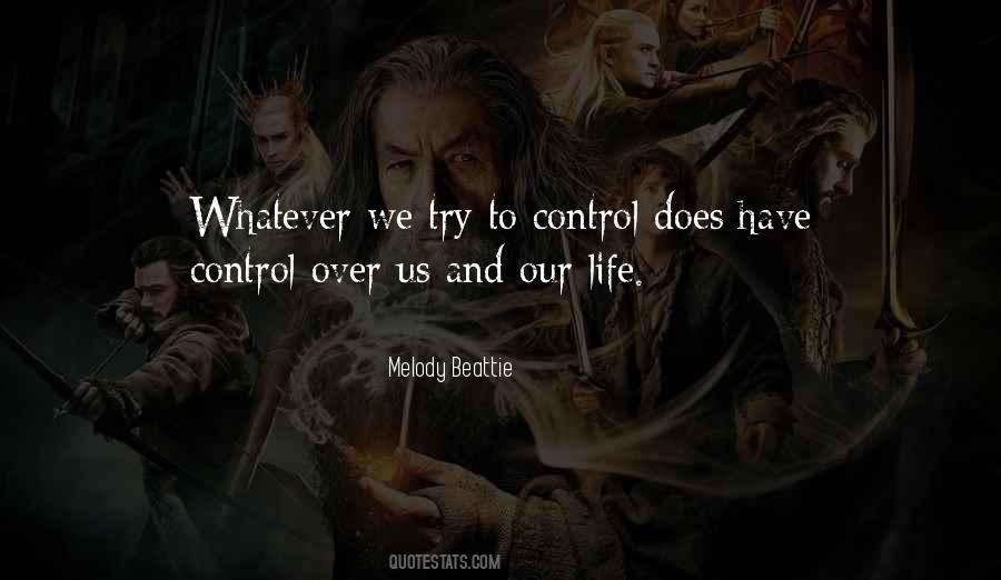 Quotes About Life And Control #111368