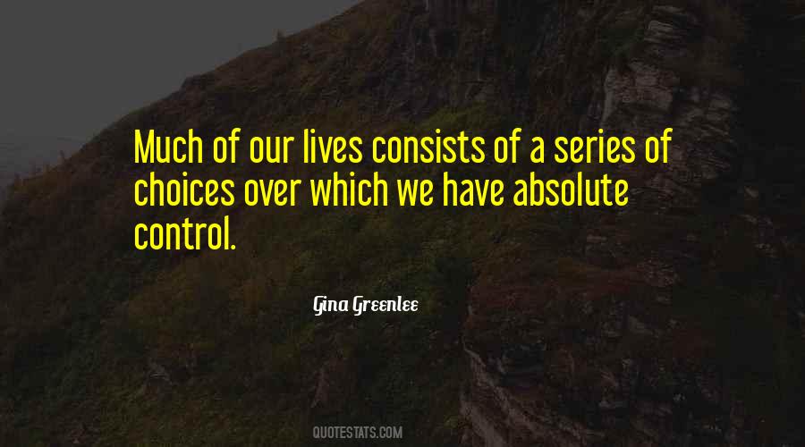 Quotes About Life And Control #123691