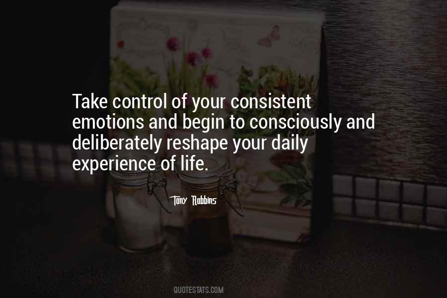 Quotes About Life And Control #161376