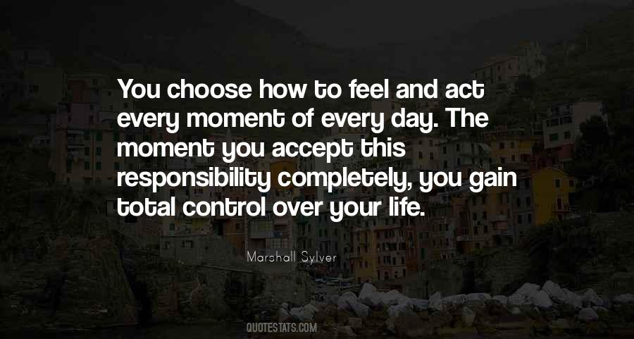 Quotes About Life And Control #31326